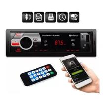 Som Automotivo Radio MP3 Light Bluetooth, 2 Usb, Cartão SD Card Etech