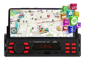 Som Automotivo Rádio Mp3 Porta Celular Bluetooth Usb Sd Aux - First Option