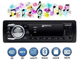 Som automotivo radio mp3 tiger com usb fm blueth preto Som automotivo radio mp3 tiger com usb fm blueth preto