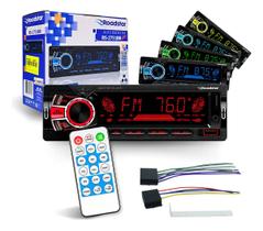 Som Automotivo Roadstar RS2751BR Bluetooth 2 USB 7 Cores Radio FM