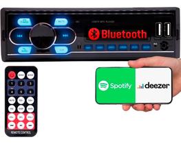 SOM de Carro Auto Radio Automotivo Bluetooth Mp3 Player Com Usb Sd First Option