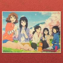 Som de pôster! Euphonium Music Anime 42x30cm para dormitório e café Som de pôster! Euphonium Music Anime 42x30cm para dormitório e café