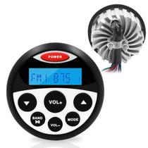 Som Marinizado Bluetooth Am/fm Estéreo 12v P/Barcos Lanchas