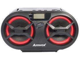 Som Portátil Bluetooth Amvox AMC 595 New BT - USB AM/FM CD Player 15W