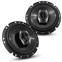 Som Pra Carro Alto Falante Automotivo 6 Polegadas Bomber BBX 130Wrms de Potência Carcaça Metálica Forte Grave Portas Dianteiras Traseiras e Tampão
