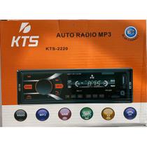 Som Pra Carro Mp3 Player kts 2220 Bt Usb Rádio Fm - Original