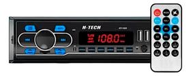 Som rádio automotivo bluetooth usb card sd aux fm mp3 H-tech