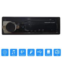 Som Radio Automotivo Mp3 Player Bluetooth AUX 2xUSB Azul/Bco