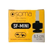Soma Filtro Interno SF-Mini de Esponja Aquário Pequeno