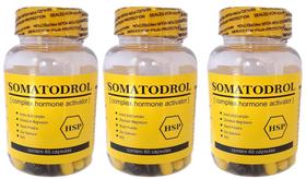 Somatodrol 3 Potes - 180 Cápsulas