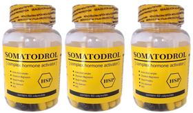 Somatodrol 3 Potes - 180 Cápsulas - Uniervas