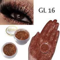 Sombra asa de borboleta Glitter Cor GL 16 - Bitarra Beauty microparticulas em po com alta pigmentação e brilho para sua maquiagem