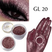 Sombra asa de borboleta Glitter Cor GL 20 - Bitarra Beauty microparticulas em po com alta pigmentação e brilho para sua maquiagem