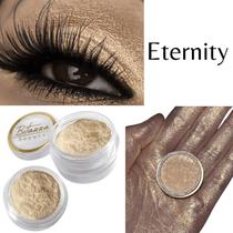 Sombra asa de borboleta pigmento cor Eternity - Bitarra Beauty microparticulas em po com alta pigmentação e brilho para sua maquiagem