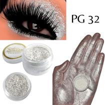 Sombra asa de borboleta Pigmento e Glitter Cor PG 32 - Bitarra Beauty microparticulas em po com alta pigmentação e brilho para sua maquiagem