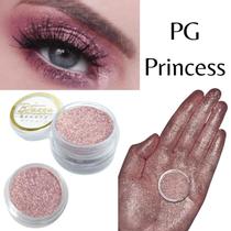 Sombra asa de borboleta Pigmento e Glitter Cor Princess - Bitarra Beauty microparticulas em po com alta pigmentação e brilho para sua maquiagem