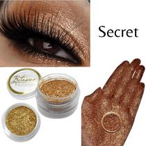 Sombra asa de borboleta pigmento e Glitter Cor Secret - Bitarra Beauty microparticulas em po com alta pigmentação e brilho para sua maquiagem