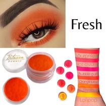Sombra asa de borboleta ultrapigmento Cor Neon Fresh - Bitarra Beauty microparticulas em po com alta pigmentação organica e artististica