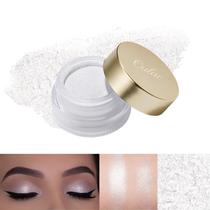 Sombra cremosa Oulac Shimmer White à prova d'água 6mL para mulheres