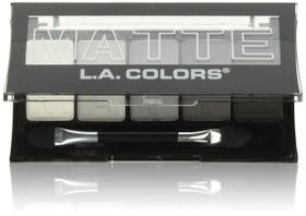 Sombra de olhos L.A. COLORS, 5 cores, renda preta fosca, 2,3 ml Sombra de olhos L.A. COLORS, 5 cores, renda preta fosca, 2,3 ml