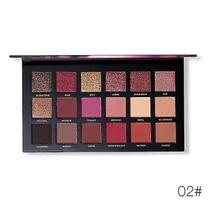 Sombra de olhos shimmer matte sombra maquiagem paleta 18 cores cromado pigmentado olhos sombra cosméticos de longa duração