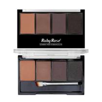Sombra de Sobrancelha - RUBY ROSE - Paleta com 4 Tons