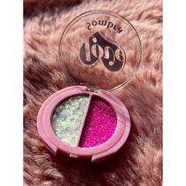 Sombra Duo Glitter Love Lua & Neve Alta Pigmentação e Brilho Intenso -