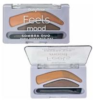 Sombra duo para sobrancelhas feels mood ruby rose