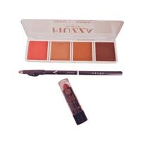SOMBRA E BATOM Kit DE MAQUIAGEM FEMININO NUDEb