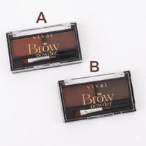 Sombra para Sobrancelha Vivai Brow Powder Duo com Pincel