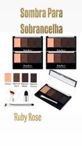 Sombras de sobracelha de alta pigmentação ruby rose