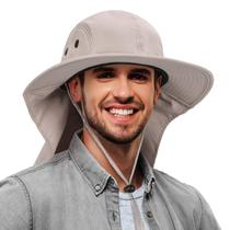 Sombrero Tirrinia de Ala Ancha con Protección para Cuello para Actividades al Aire Libre
