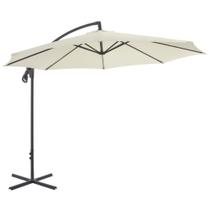 Sombrilla Cantilever Casafoyer 3m con Poste de Acero Color Arena