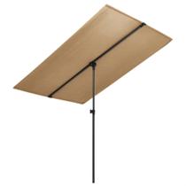 Sombrilla para Exterior Casafoyer con Poste de Aluminio 180x130 cm Taupe Sombrilla para Exterior Casafoyer con Poste de Aluminio 180x130 cm Taupe