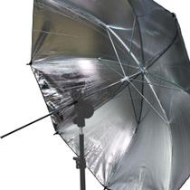 Sombrinha 91cm Refletora Preta e Prata Greika BS-36 Para Estúdio Fotográfico