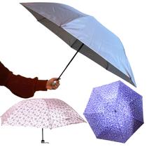 Sombrinha Guarda Chuva 100% Dupla Face Estrutura em aço Mini 7 varetas
