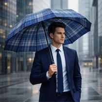 Sombrinha Guarda Chuva Dobrável Estampado Compacto Cabe na Bolsa Mochila Portátil Resistente Vento Proteção Chuva Sol Poliéster 53cm Alça Pulso Pronta