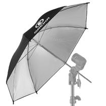 Sombrinha Rebatedora Preta E Prata Greika Para Estúdio - 84cm Sombrinha Rebatedora Preta E Prata Greika Para Estúdio - 84cm