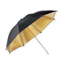 Sombrinha Refletora Preta E Dourada - 91Cm - Shu 901