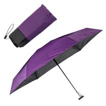 Sombrinha Super Mini Black Out Compacta - Roxo