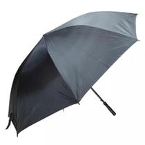 Sombrinhas grande unissex guarda-chuva preto cabo reto 01203a