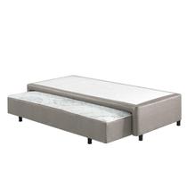 Sommier Solteiro com Cama Auxiliar Energy Prime 88x188x36cm Cinza Sommier Solteiro com Cama Auxiliar Energy Prime 88x188x36cm Cinza