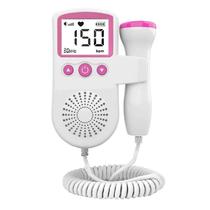 Sonar Fetal Doppler Fd Pro Ultrassom Monitoramento Ouvir Batimentos Bebe Cor Rosa