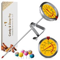 Sonda Candy Thermometer Craft911 de 20 cm amarela de leitura instantânea