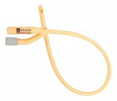 Sonda foley latex siliconizada 2 vias solidor 10 unidades