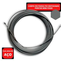 Sonda Passa Fio Com Alma De Aço 20m - Megatron Sonda Passa Fio Com Alma De Aço 20m - Megatron