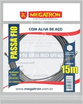 Sonda Passa Fio Megatron 15m com Alma de Aço