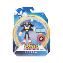 Sonic - Boneco 10cm Shadow Com Mola Estrela Sonic - Boneco 10cm Shadow Com Mola Estrela