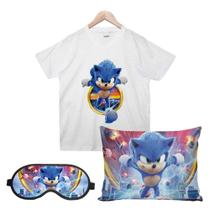 Sonic Camisa, Almofada e Máscara de dormir - Caniks BR
