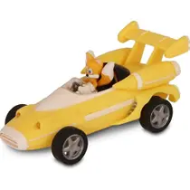 Sonic carro sonic tails pull back f0107 0